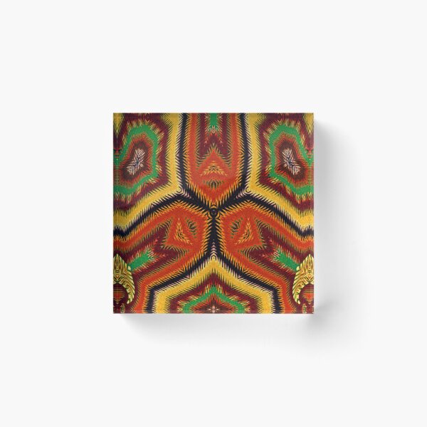 Item preview, WONDERFUL AND FUNNY ABSTRACT PAINTING INDIGENOUS MYSTICAL PORTRAIT TRIBAL CHIEF SHAMAN. designed and sold by Ralek.