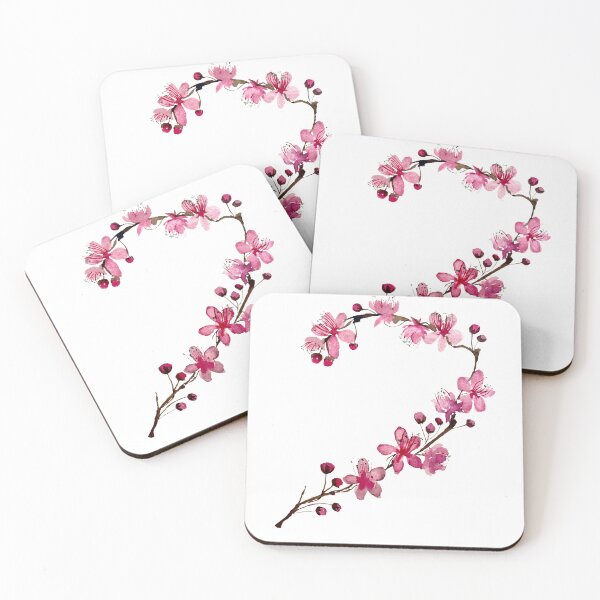 Item preview, Watercolor sakura flower illustration single object designed and sold by Yana Mustafina | Boho Soulful Designs.