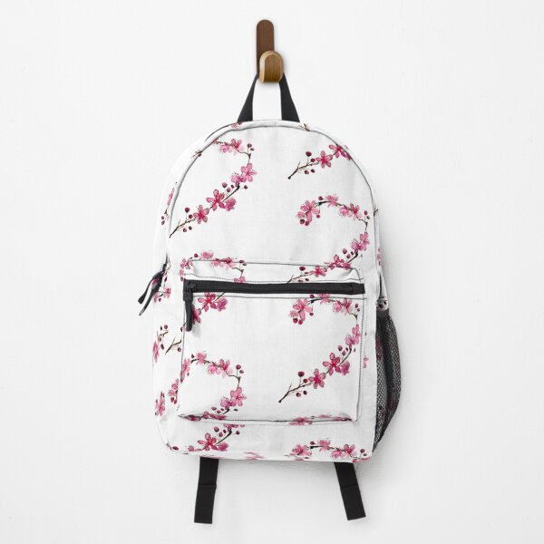 Item preview, Seamless pattern pink sakura flower watercolor illustration designed and sold by Yana Mustafina | Boho Soulful Designs.