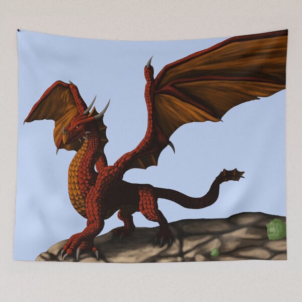 Item preview, Dragon on a Mountain designed and sold by CRGamache.