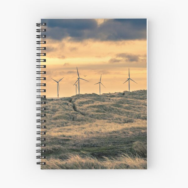 Item preview, Sunset Over Wind Farm - Landscape Photography designed and sold by RobertTaylorPri.