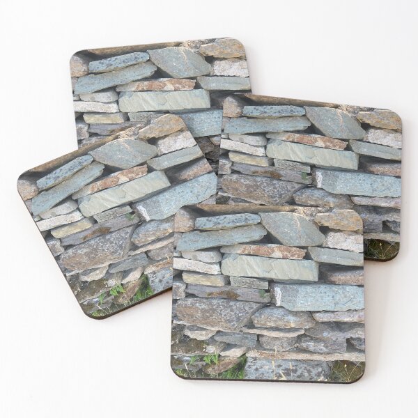 Item preview, Stone and Slate in a Dry Stone Wall designed and sold by Sinemathk.