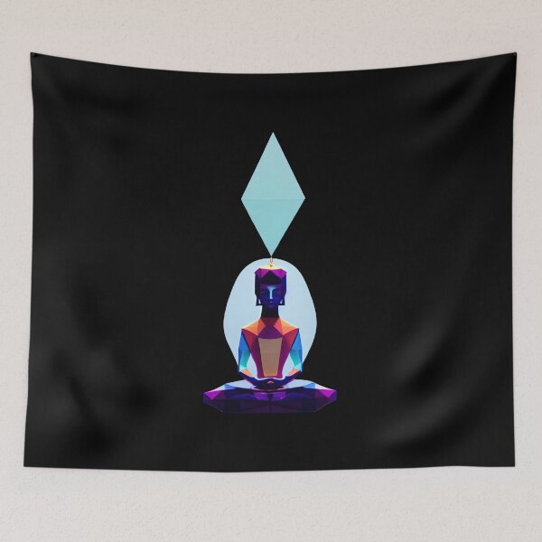 Item preview, Queen Meditating designed and sold by PolygonXYZ.