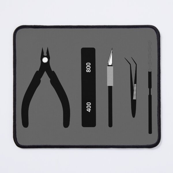 Item preview, Gunpla Model Building Tools - Black and White designed and sold by BRU Design.
