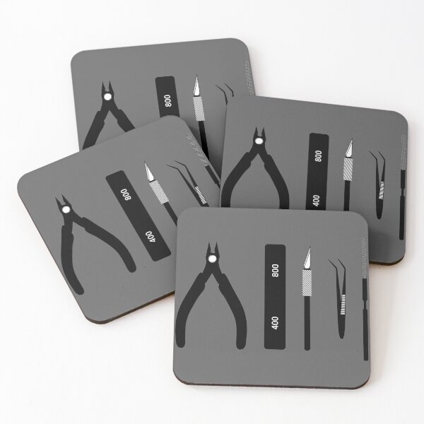 Item preview, Gunpla Model Building Tools - Black and White designed and sold by BRU Design.