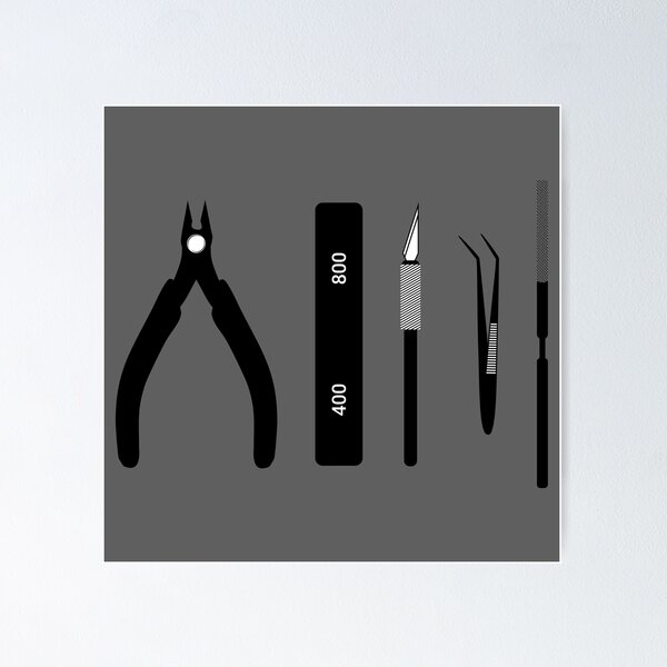 Gunpla Model Building Tools Poster for Sale by Pieter Bruwer