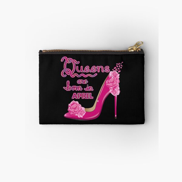 Item preview, Queens Are Born In April Pink Rose High Heel designed and sold by Isma Saleem.