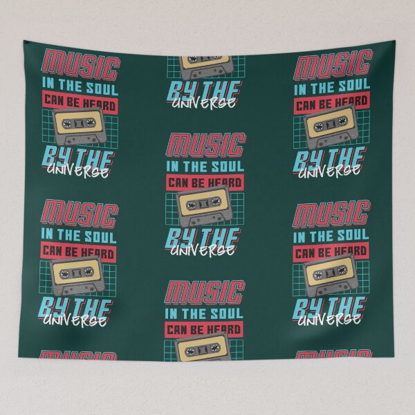 Item preview, Musik in der Seele - Oldschool Retro Tape Design   designed and sold by Fabulouslyshirt.