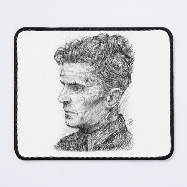 Item preview, LUDWIG WITTGENSTEIN pencil portrait .1 designed and sold by lautir.