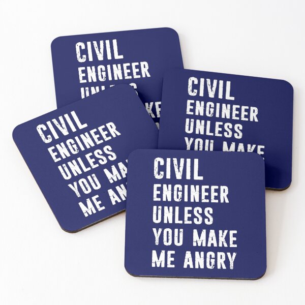 Item preview, Civil Engineer Gift - Civil Engineering Unless You Make Me Angry Distressed Typography Short-Sleeve Unisex Tee T-Shirt designed and sold by niftee.