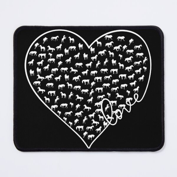Item preview, Horses In Heart Shape designed and sold by handsoftime2020.
