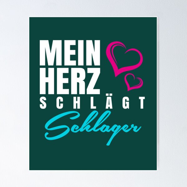 Item preview, Schlager - Mein Herz schlägt Schlager   designed and sold by Fabulouslyshirt.