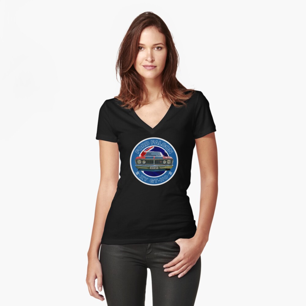 Item preview, Fitted V-Neck T-Shirt designed and sold by radestilo.