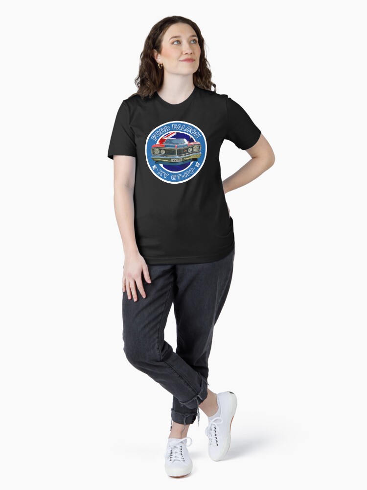 Thumbnail 4 of 7, Essential T-Shirt, Ford Falcon XY GT-HO Aussie Flag designed and sold by radestilo.