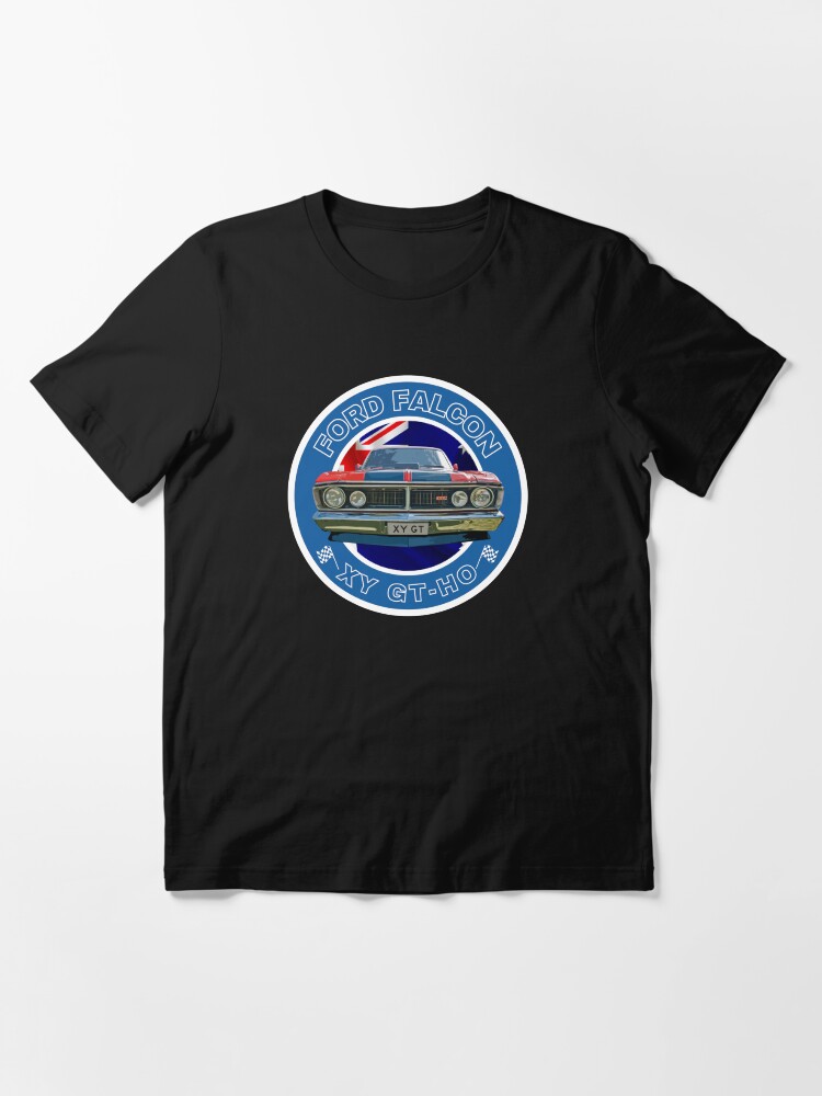 Thumbnail 3 of 7, Essential T-Shirt, Ford Falcon XY GT-HO Aussie Flag designed and sold by radestilo.