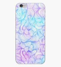 Blue and Purple Swirls iPhone Case