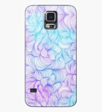 Blue and Purple Swirls Case/Skin for Samsung Galaxy