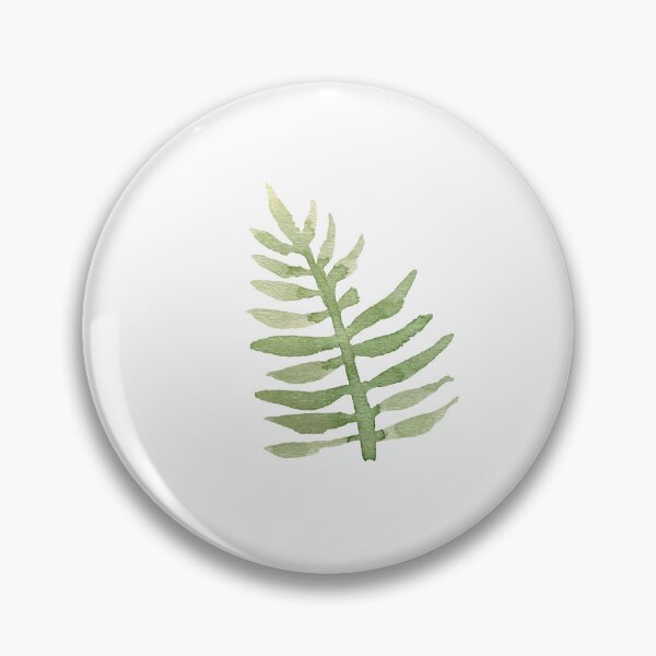 Item preview, Green branch leave watercolor illustration single object designed and sold by Yana Mustafina | Boho Soulful Designs.