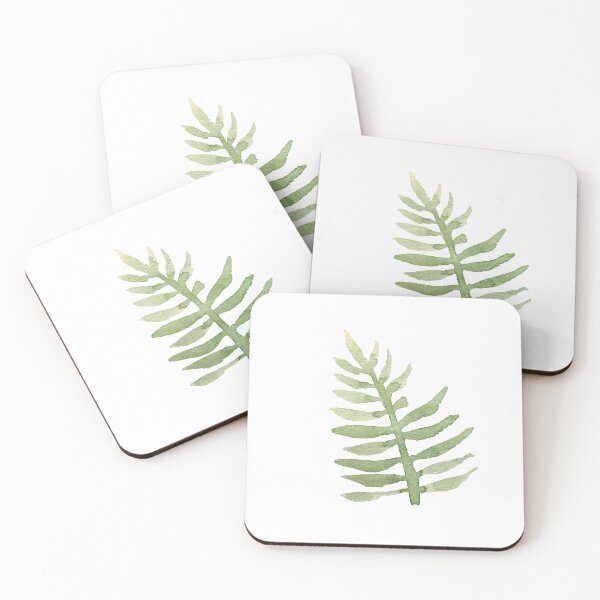 Item preview, Green branch leave watercolor illustration single object designed and sold by Yana Mustafina | Boho Soulful Designs.