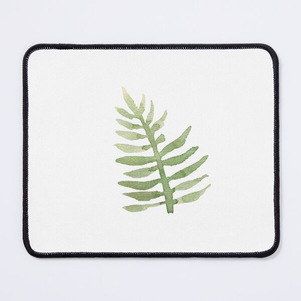 Item preview, Green branch leave watercolor illustration single object designed and sold by Yana Mustafina | Boho Soulful Designs.