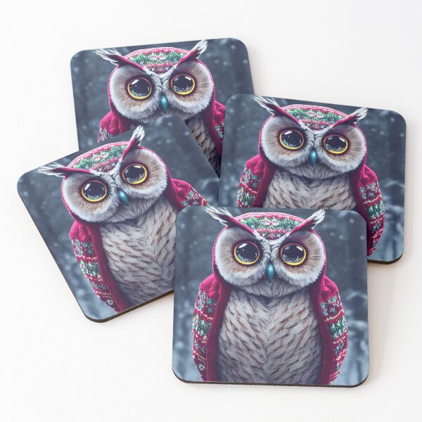 Item preview, Cute christmas owl designed and sold by art8085.