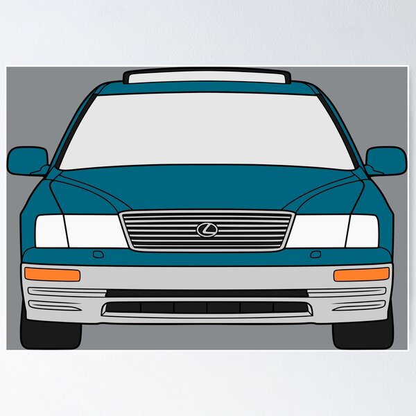 Item preview, Lexus LS400 XF20 1994-1997 turquoise silver color designed and sold by EdimDesign.