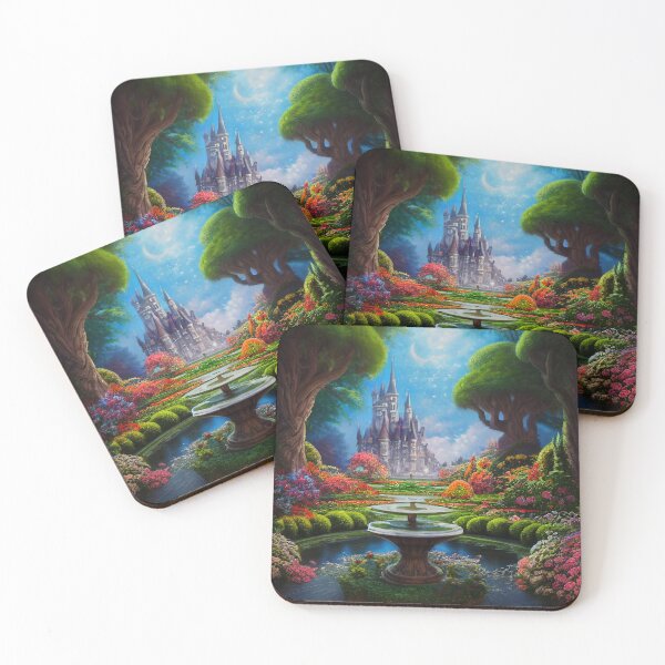 Item preview, Magic Kingdom, Fantasy Castle, Fantasy World Painting designed and sold by SunDoor Art.