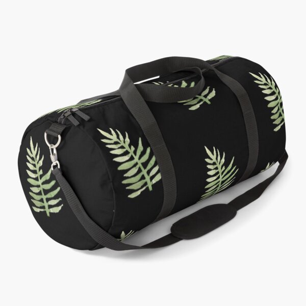 Item preview, Green branch leave seamless black pattern watercolor illustration designed and sold by Yana Mustafina | Boho Soulful Designs.