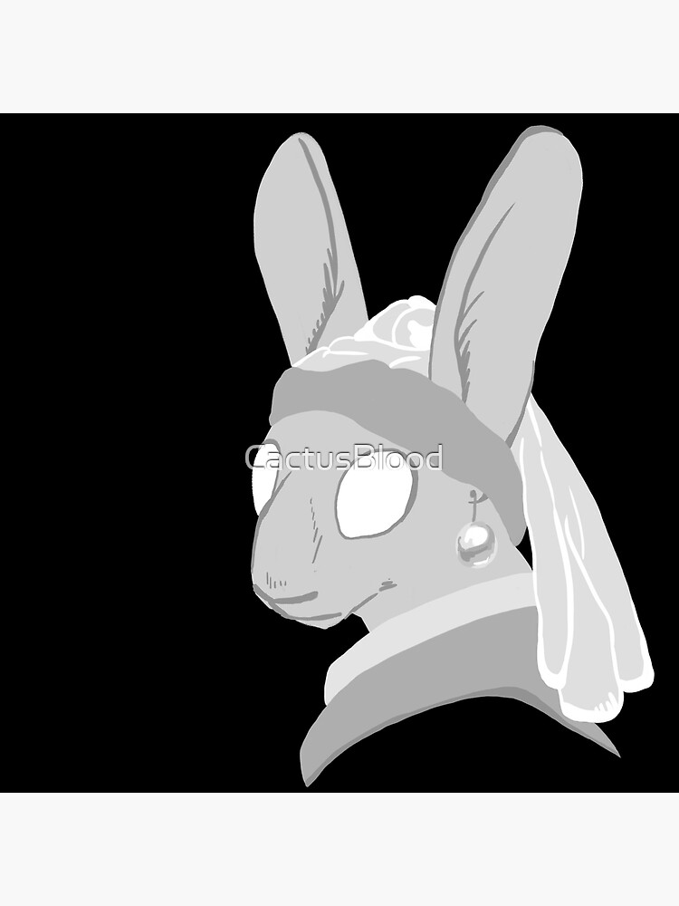 Bunny with a Pearl Earring by CactusBlood
