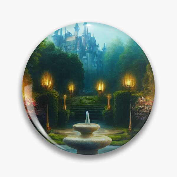 Item preview, Magic Fountain, Night Castle, Fantasy Kingdom designed and sold by SunDoor Art.