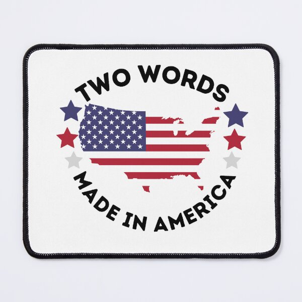 Item preview, Two Words Made In America designed and sold by OneDayCollected.