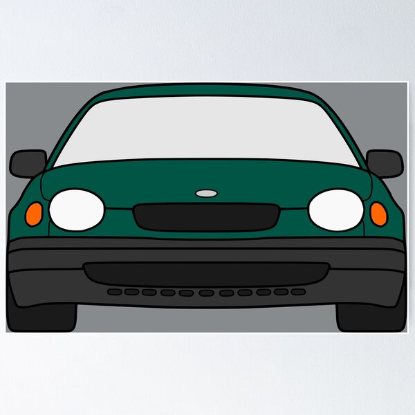 Item preview, Toyota Corolla E110 frog green color designed and sold by EdimDesign.