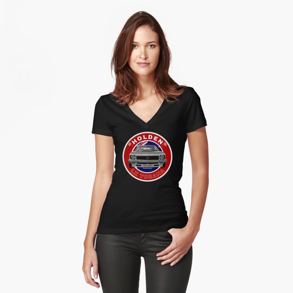 Item preview, Fitted V-Neck T-Shirt designed and sold by radestilo.
