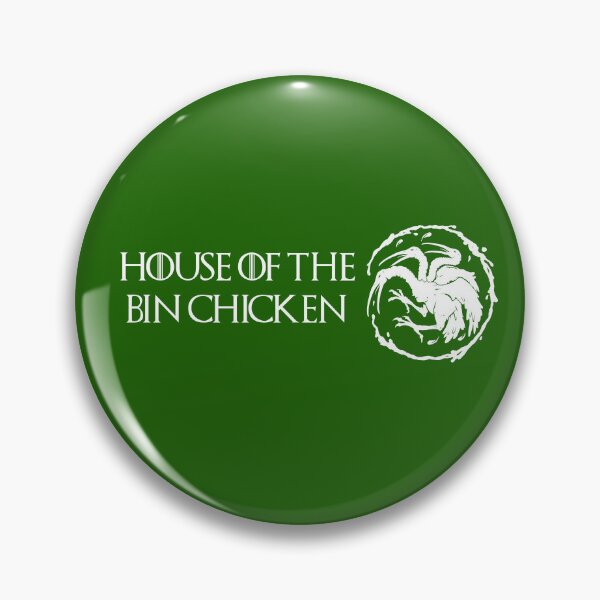 Item preview, House of the Bin Chicken White designed and sold by LukeRosenberg.