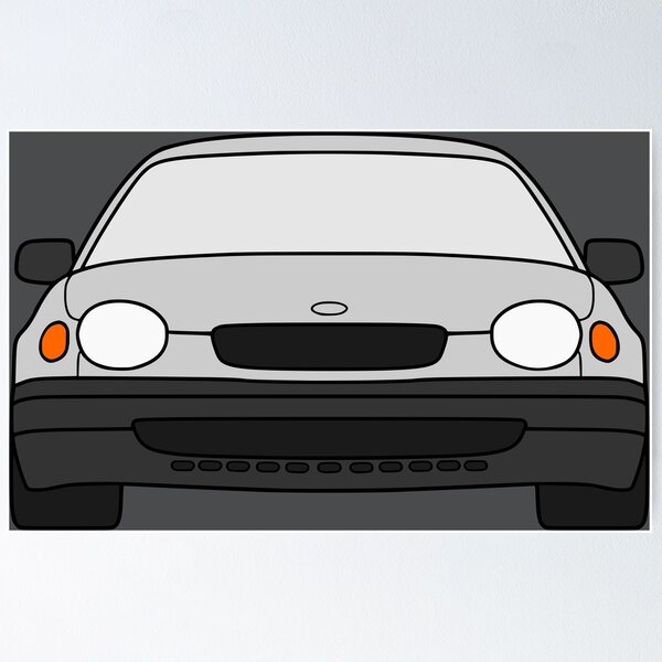 Item preview, T0yota Corolla E110 frog silver color designed and sold by EdimDesign.
