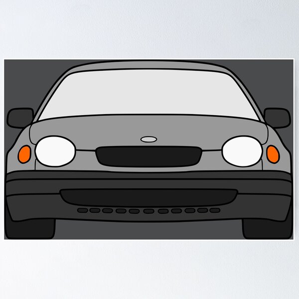 Item preview, Toyota Corolla E110 frog gray color designed and sold by EdimDesign.
