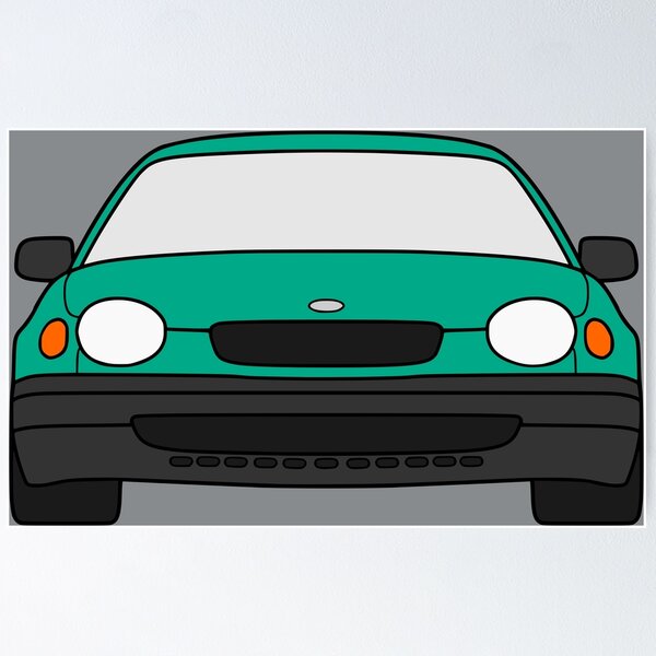 Item preview, T0yota Corolla E110 frog bottle green color designed and sold by EdimDesign.