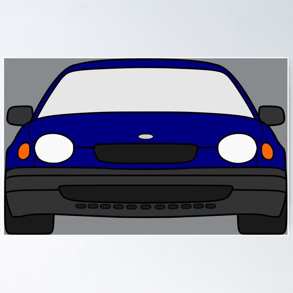 Item preview, Toyota Corolla E110 frog blue color designed and sold by EdimDesign.