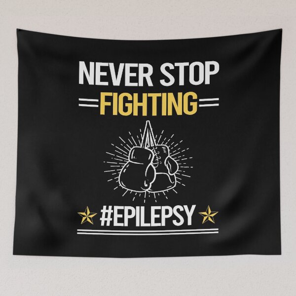 Item preview, Never Stop Fighting With Epilepsy designed and sold by StoreHornedFace.