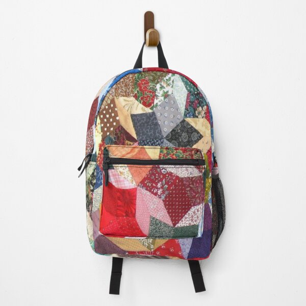 Item preview, Patchwork mosaic of rhombuses that form the shape of an asterisk inside a circle of various shades and colors designed and sold by ErisMerch.