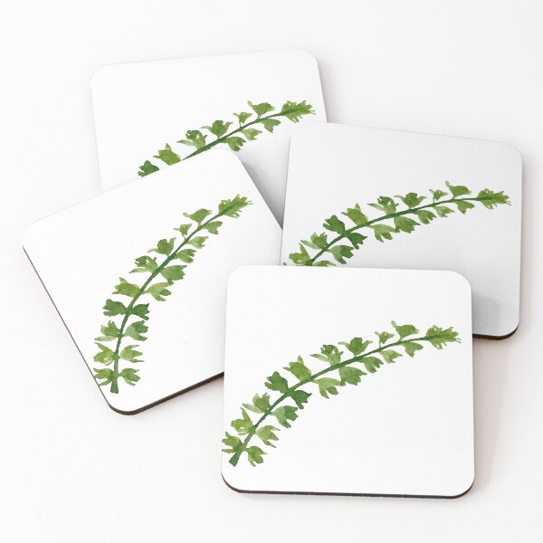 Item preview, Branch green leave watercolor illustration single object designed and sold by Yana Mustafina | Boho Soulful Designs.