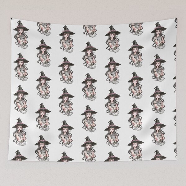 Item preview, Witch and cat designed and sold by Alexa  FV.