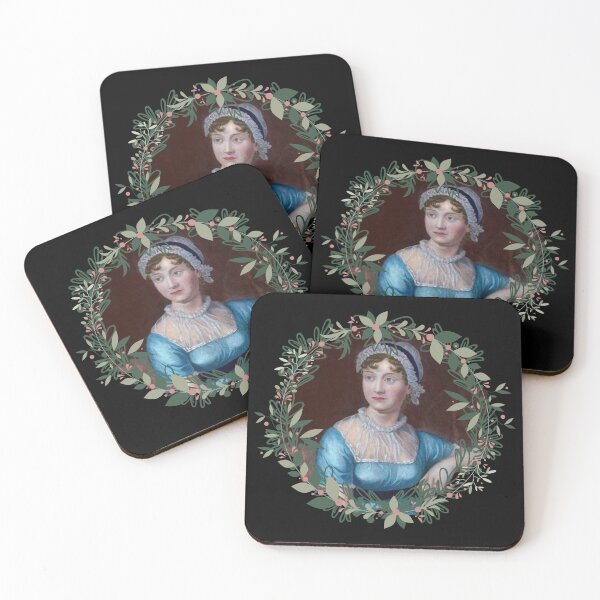 Item preview, Jane Austen Christmas Wreath designed and sold by CastlesClassics.