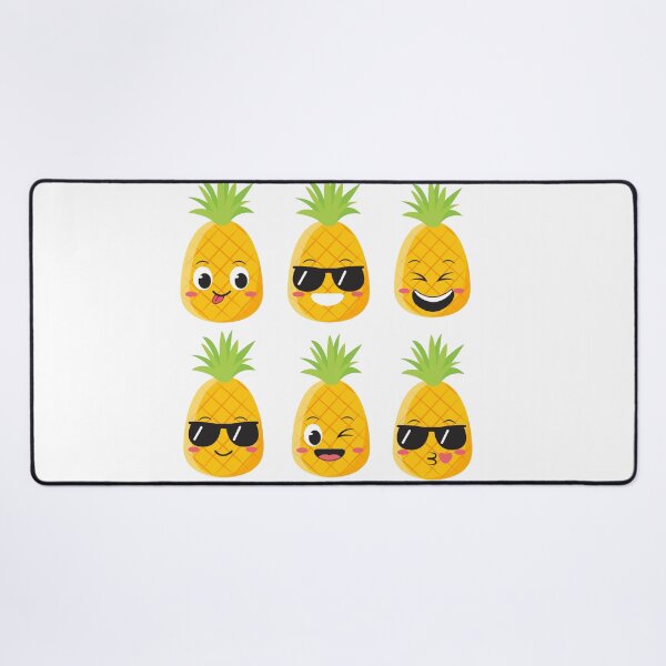 Item preview, pineapple emaotions clipart  designed and sold by hjeeva.