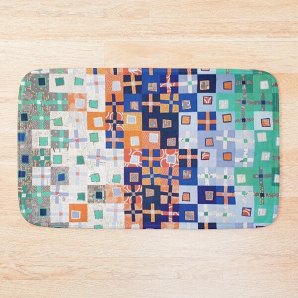 Item preview, Modern abstract Quilt Pattern Crooked Crosses designed and sold by ericajparra79.