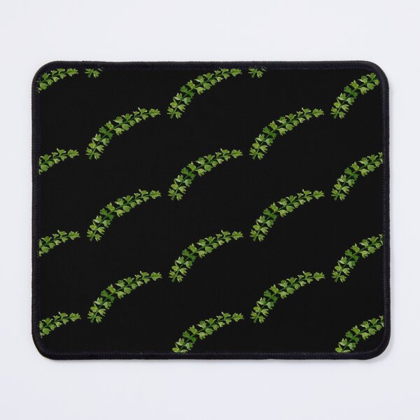 Item preview, Branch green leave seamless black pattern watercolor illustration designed and sold by Yana Mustafina | Boho Soulful Designs.