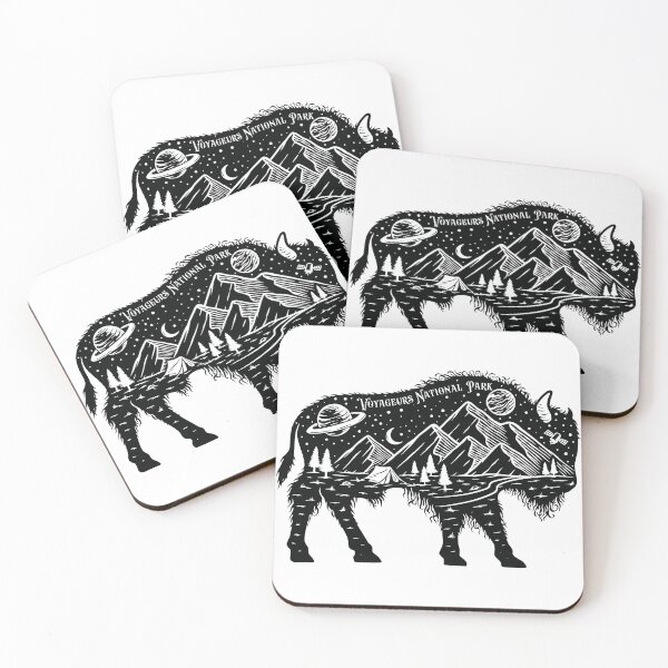 Item preview, Voyageurs National Park Starry Sky Bison designed and sold by JordanHolmes.