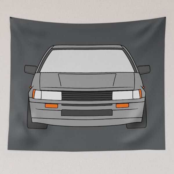 Item preview, Toyota Corolla AE86 gray color designed and sold by EdimDesign.