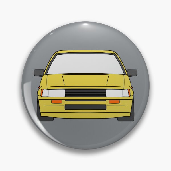 Item preview, Toyota Corolla AE86 yellow color designed and sold by EdimDesign.