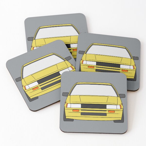 Item preview, Toyota Corolla AE86 yellow color designed and sold by EdimDesign.